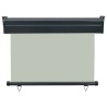 Auvent latéral de balcon 105x250 cm Gris 