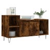 Meuble TV Chêne fumé 100x35x55 cm Bois d'ingénierie 