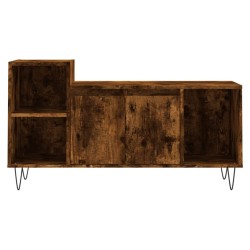 Meuble TV Chêne fumé 100x35x55 cm Bois d'ingénierie 