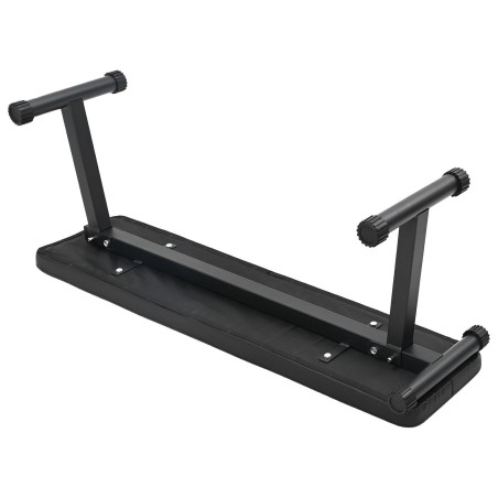 Banc de Poids Pliable 100 kg Noir 107x27x41 cm Acier 