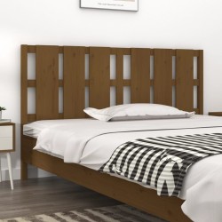 Tête de lit Marron miel 185,5x4x100 cm Bois massif de pin 