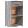 Tables de chevet 2 pcs sonoma gris 35x34x65cm bois d'ingénierie 