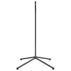 Support de chaise suspendue en forme d'œuf anthracite acier 