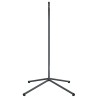 Support de chaise suspendue en forme d'œuf anthracite acier 