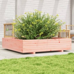 Jardinière 110x110x26,5 cm bois massif de douglas 