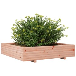 Jardinière 110x110x26,5 cm bois massif de douglas 