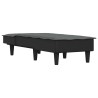 Chaise longue gris foncé tissu 