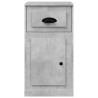 Armoire latérale avec tiroir gris béton 40x50x75 cm 