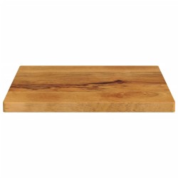Dessus de table 60x60x3,8 cm carré bois massif manguier 