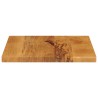 Dessus de table 60x60x3,8 cm carré bois massif manguier 