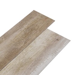 Planches de plancher PVC Non auto-adhésif5,26m²Délavage de bois 
