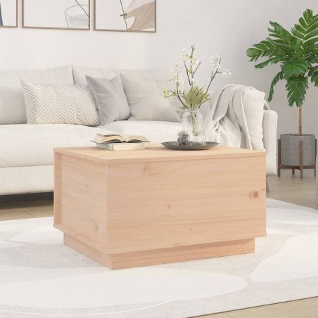 Table basse 60x50x35 cm Bois massif de pin 