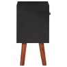 Bois d'acacia massif Table de chevet 40x30x57 cm 