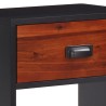 Bois d'acacia massif Table de chevet 40x30x57 cm 