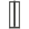 Pieds de table de bar en T, 2 pièces, anthracite, 50 x 35 x (100-101) cm, acier 