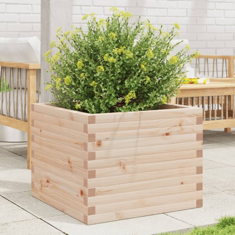 Jardinière 60x60x46 cm bois de pin massif Jardinière 60x60x46 cm bois de pin massif
