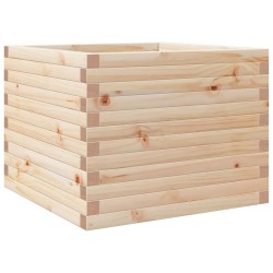 Jardinière 60x60x46 cm bois de pin massif 