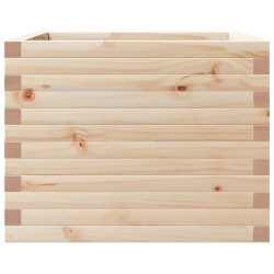 Jardinière 60x60x46 cm bois de pin massif 