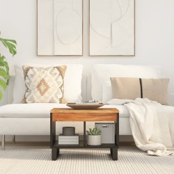Table basse 55x50x40 cm bois d'acacia massif 