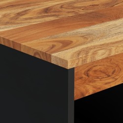 Table basse 55x50x40 cm bois d'acacia massif 