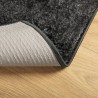 Tapis ISTAN à poils longs aspect brillant anthracite 240x340 cm 