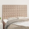 Têtes de lit 4 pcs Cappuccino 72x5x78/88 cm Similicuir 