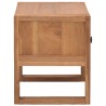 Table de chevet 50x30x35 cm Bois de teck solide 