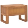 Table de chevet 50x30x35 cm Bois de teck solide 