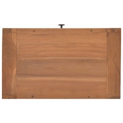 Table de chevet 50x30x35 cm Bois de teck solide 