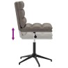 Chaise de salle à manger Gris Similicuir 