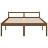 Lit pour personne âgée sans matelas 150x200 cm bois pin massif 