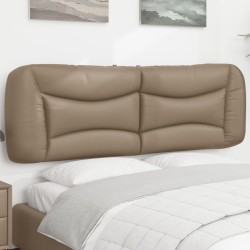 Coussin de tête de lit cappuccino 160 cm similicuir 