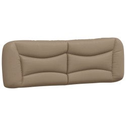 Coussin de tête de lit cappuccino 160 cm similicuir 