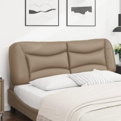 Coussin de tête de lit cappuccino 160 cm similicuir 