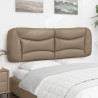 Coussin de tête de lit cappuccino 160 cm similicuir 
