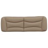 Coussin de tête de lit cappuccino 160 cm similicuir 