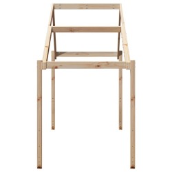 Toit de lit pour enfants 213x95,5x144,5 cm bois de pin massif 