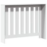 Cache-radiateur blanc 104x20x82 cm bois d'ingénierie 