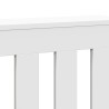 Cache-radiateur blanc 104x20x82 cm bois d'ingénierie 