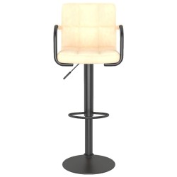 Tabouret de bar Crème Velours 