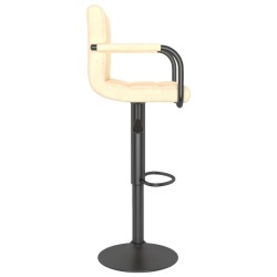 Tabouret de bar Crème Velours 
