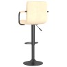 Tabouret de bar Crème Velours 