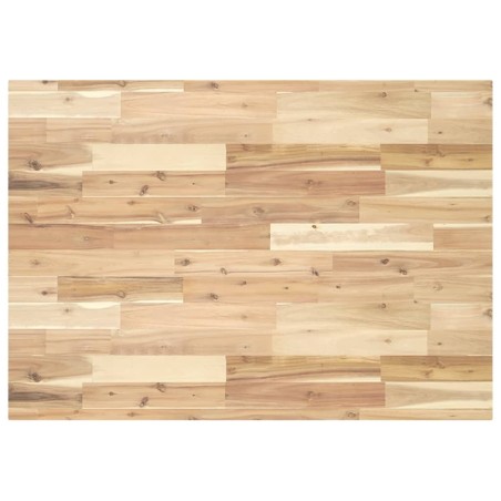 Dessus de bureau non traité 80x70x4 cm bois d'acacia massif 