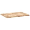 Dessus de bureau non traité 80x70x4 cm bois d'acacia massif 