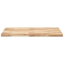 Dessus de bureau non traité 80x70x4 cm bois d'acacia massif 