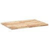 Dessus de bureau non traité 80x70x4 cm bois d'acacia massif 