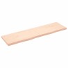 Dessus de table 180x50x(2-6) cm bois de chêne massif non traité 