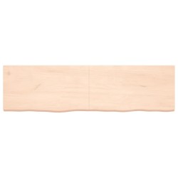 Dessus de table 180x50x(2-6) cm bois de chêne massif non traité 