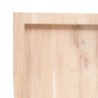 Dessus de table 180x50x(2-6) cm bois de chêne massif non traité 