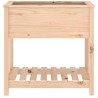 Jardinière avec étagère 82,5x54x81 cm Bois massif de pin 